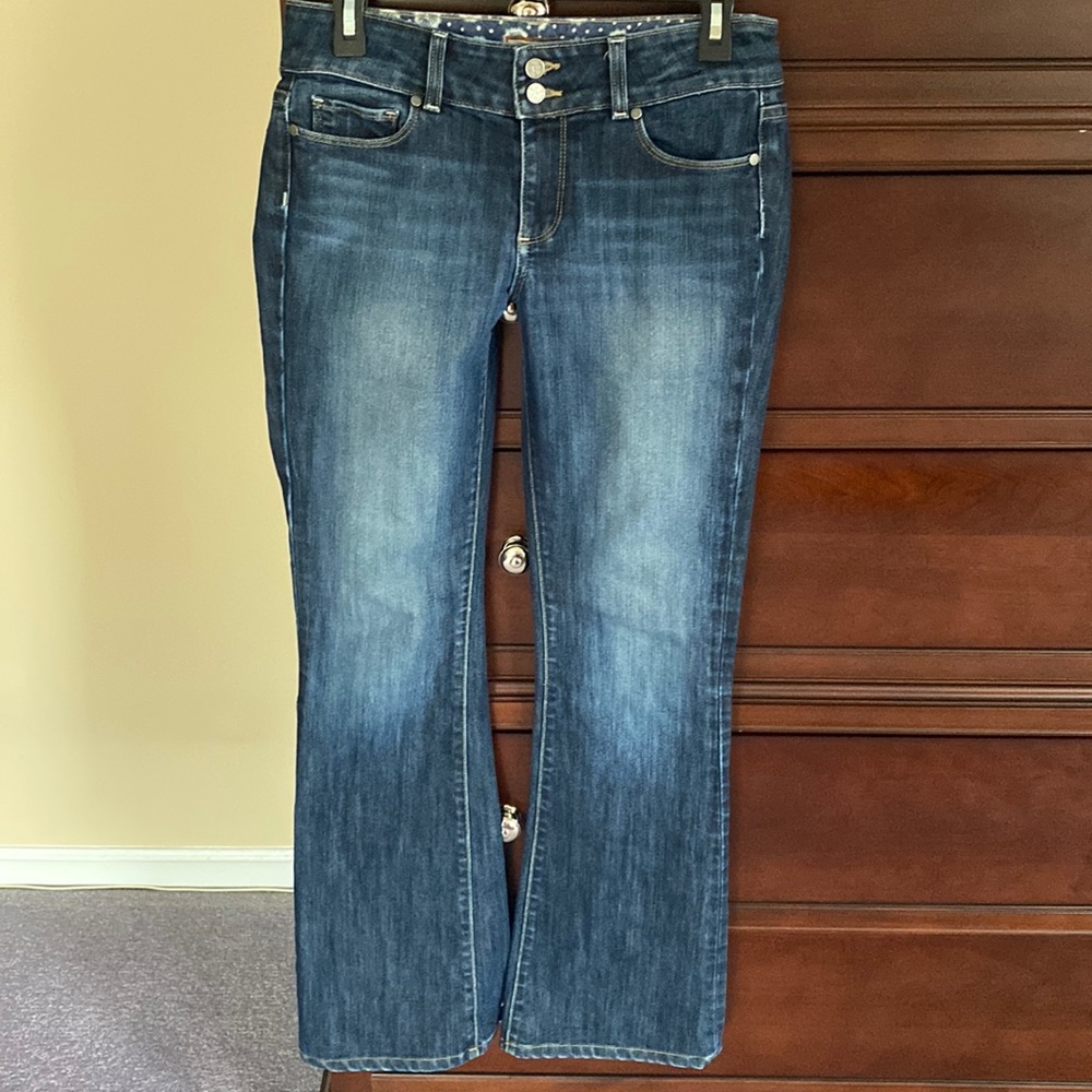 PAIGE Dark Blue Flare Jeans